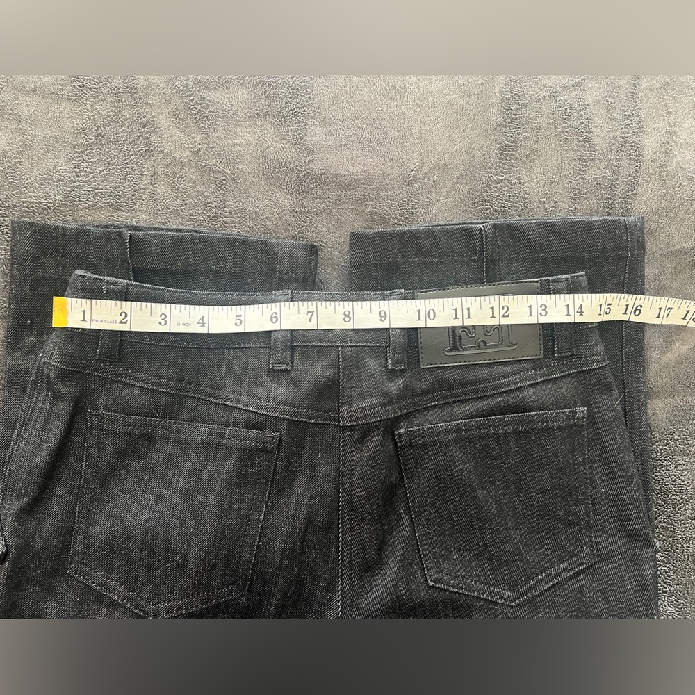 Escada Womens Mid-Rise Wide Leg Jeans size 36 US 6 Inseam 31 - Picture 5 of 11